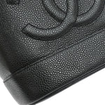 Chanel Vintage Timeless Cosmetic Case Caviar Small - image 7
