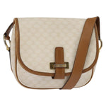 Celine Vintage Macadam Shoulder Bag Canvas and Leather - image 1