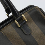 Fendi Vintage Pequin Boston Bag Coated Canvas Medium - image 14