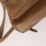 Gucci Vintage Bamboo Backpack Suede and Leather - image 9