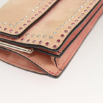 Valentino Garavani Turnlock Chain Shoulder Bag Suede - image 9