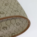 Christian Dior Vintage Honeycomb Shoulder Bag Canvas and Leather - image 11