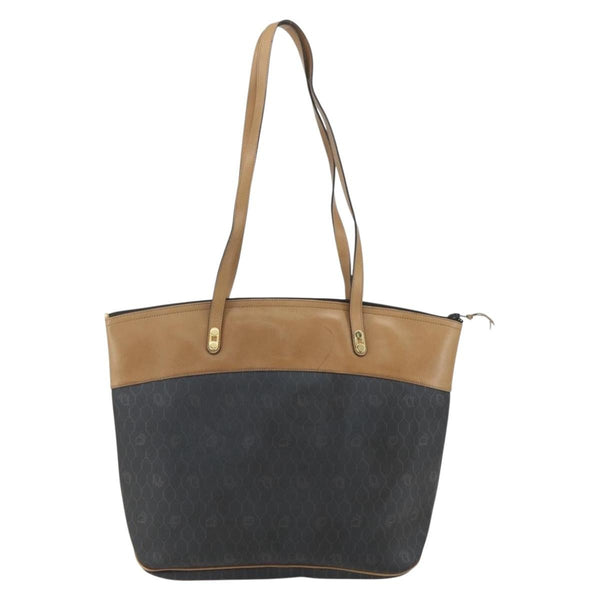 Christian Dior Vintage Honeycomb Tote Bag Canvas