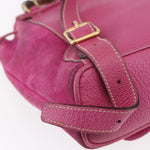 Gucci Vintage Bamboo Backpack Suede Small - image 9