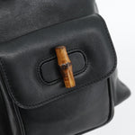 Gucci Vintage Bamboo Backpack Leather Mini - image 19