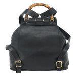 Gucci Vintage Bamboo Backpack Leather - image 2