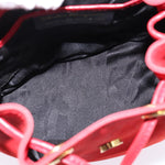 Salvatore Ferragamo Gancini Flap Drawstring Backpack Leather Mini - image 5