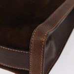 Gucci Vintage Web Sherry Line Handbag Suede - image 9