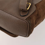 Gucci Gucci bamboo backpack daim mini - image 11