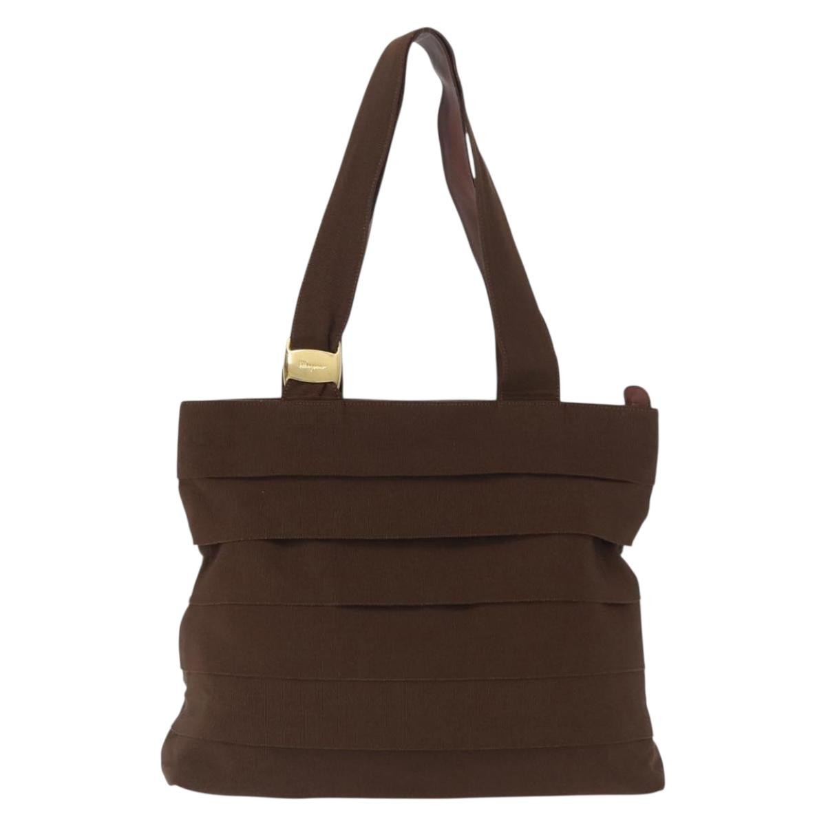 Salvatore Ferragamo Vara Tote Canvas - image 1