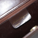 Salvatore Ferragamo Gancini handbag Leather - image 6