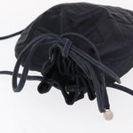 Chanel Vintage Drawstring Backpack Quilted Satin with Suede Medium - image 8