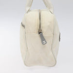 Chanel Vintage Logo Bowler Bag Quilted Canvas Medium - image 4