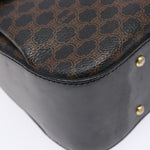 Celine Vintage Convertible Top Handle Bag Macadam Coated Canvas Medium - image 10