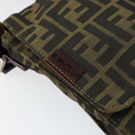 Fendi Flat Messenger Bag Zucca Canvas - image 18