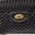 Bally Vintage Chain Shoulder Bag Quilted Leather - image 13