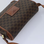 Celine Vintage Macadam Shoulder Bag Canvas and Leather - image 15