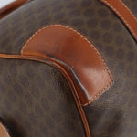 Celine Vintage Duffle Bag Canvas and Leather - image 9