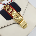Gucci Sylvie Top Handle Bag Leather Mini - image 13