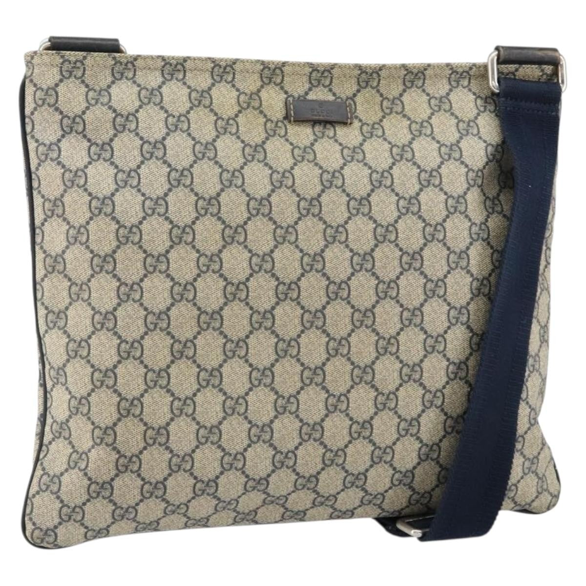 Gucci Zip Top Messenger Bag GG Coated Canvas Medium - image 1