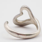 Tiffany & Co. Elsa Peretti Open Heart Ring Silver 925 - image 2