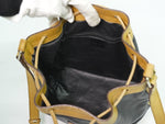 Celine Bucket sangle black and brown leather moyen - image 3