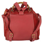 Gucci Vintage Bamboo Backpack Suede Medium - image 2