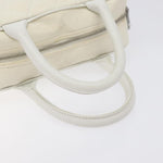 Chanel Vintage Logo Bowler Bag Quilted Canvas Medium - image 7