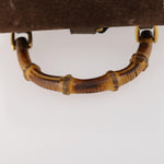Gucci Gucci bamboo backpack daim mini - image 8