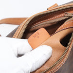 Celine Vintage Macadam Shoulder Bag Canvas and Leather - image 7