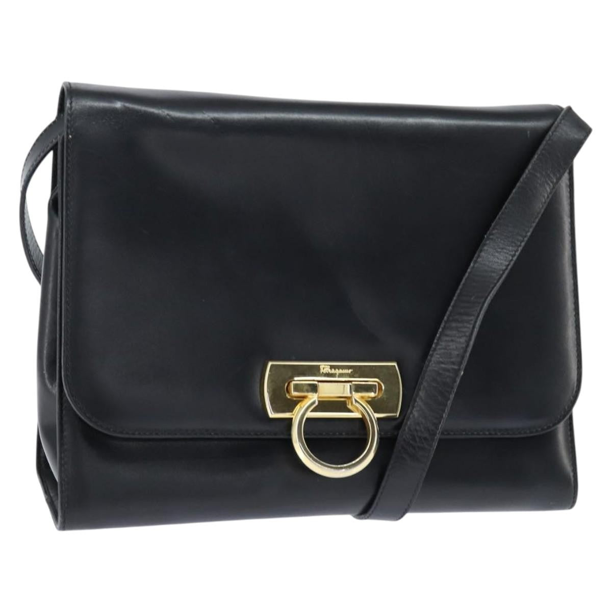 Salvatore Ferragamo Gancini Flap Shoulder bag Leather - image 1