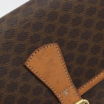 Celine Vintage Macadam Shoulder Bag Canvas and Leather - image 18