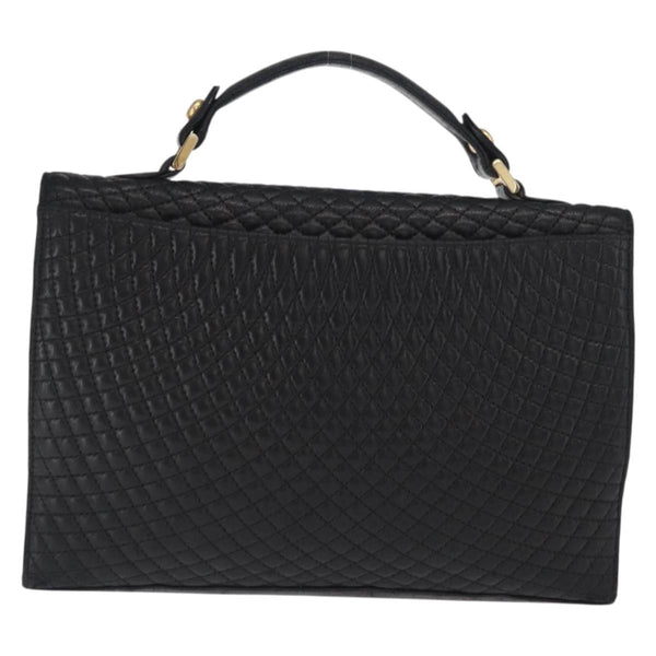 Bally Vintage Handbag Quilted Leather