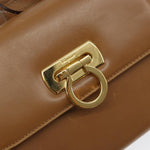 Salvatore Ferragamo Gancini Shoulder Bag Leather - image 12