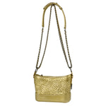 Chanel Gabrielle Hobo Quilted Metallic Aged Calfskin Small - image 1