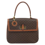 Celine Vintage Convertible Top Handle Bag Macadam Coated Canvas Medium - image 18