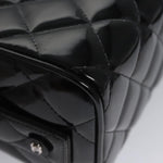 Chanel Vintage Metal Box Bag Quilted patent - image 9