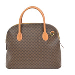 Celine Vintage Macadam Handbag Canvas and Leather - image 2