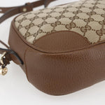 Gucci Bree Disco Crossbody Bag GG Canvas with Leather Mini - image 11