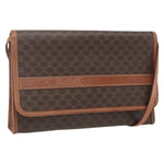 Celine Vintage Macadam Shoulder Bag Canvas and Leather - image 17