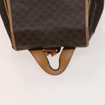 Celine Vintage Drawstring Flap Backpack Macadam Coated Canvas - image 17