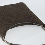 Bvlgari Logomania Shoulder Bag Canvas with Leather - image 15