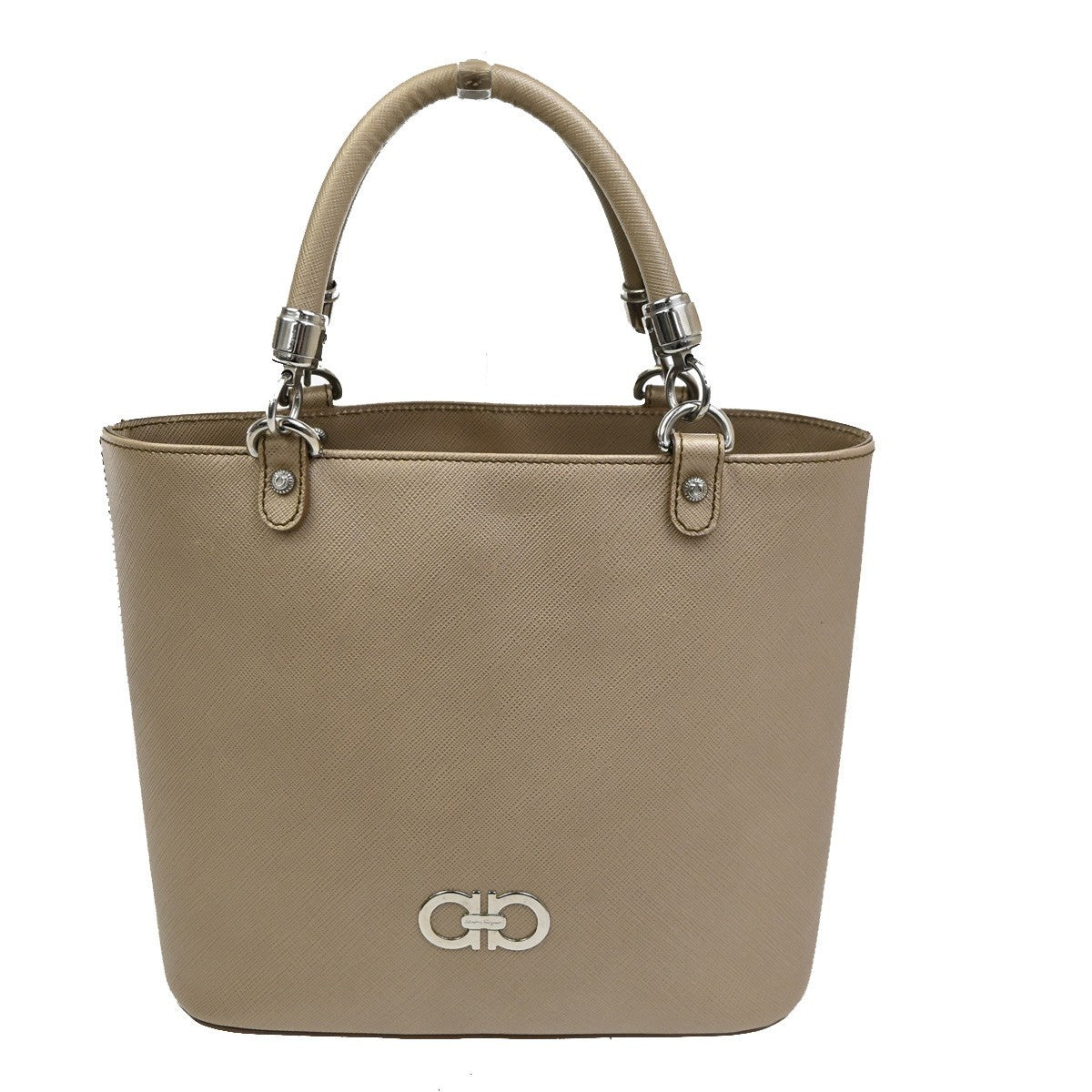 Salvatore Ferragamo Gancini handbag Leather - image 1