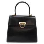 Salvatore Ferragamo Gancini Convertible Top Handle Bag Leather Mini - image 1