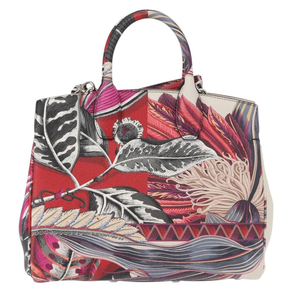 Salvatore Ferragamo Studio Satchel Printed Leather Small