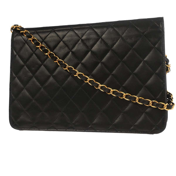 Chanel Flap Shoulder Bag Quilted Lambskin Large