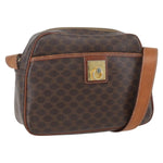 Celine Vintage Macadam Shoulder Bag Canvas and Leather - image 17