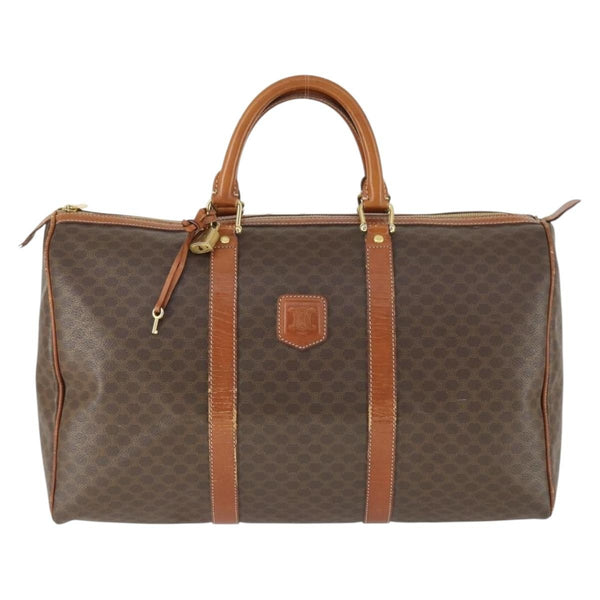 Celine Vintage Macadam Boston bag Canvas - image 1