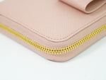 Prada Bow Zip Around Wallet Saffiano Leather Long - image 8