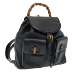 Gucci Vintage Bamboo Backpack Leather - image 16